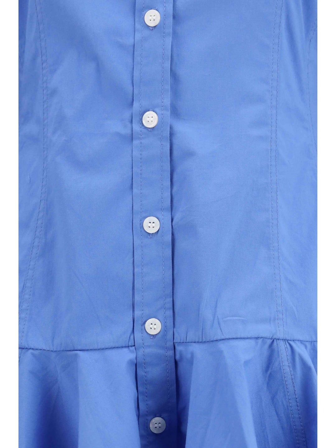Cotton Shirt Dress with balloon skirt