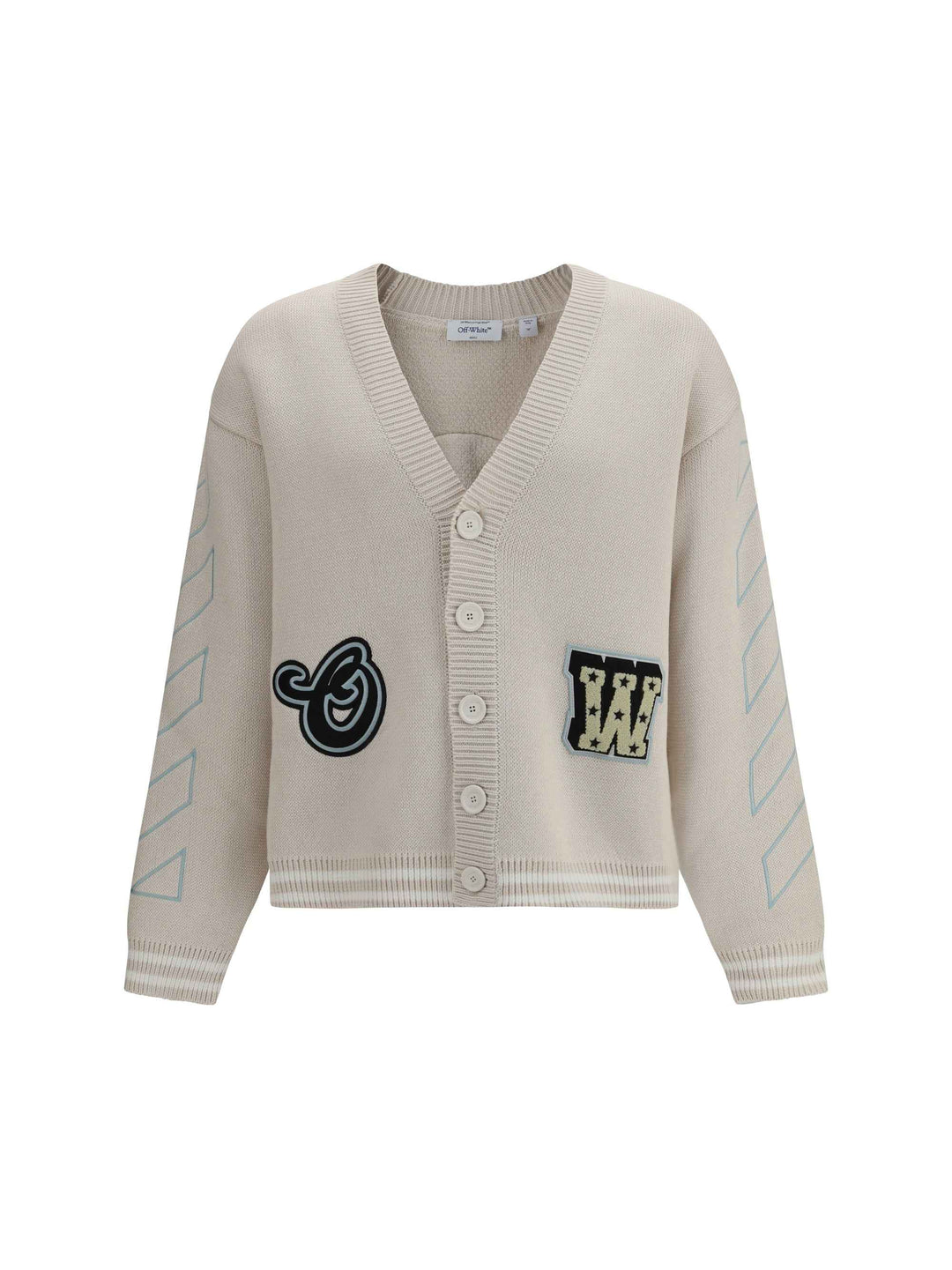 Star Logo Diagonal Varsity Cardigan