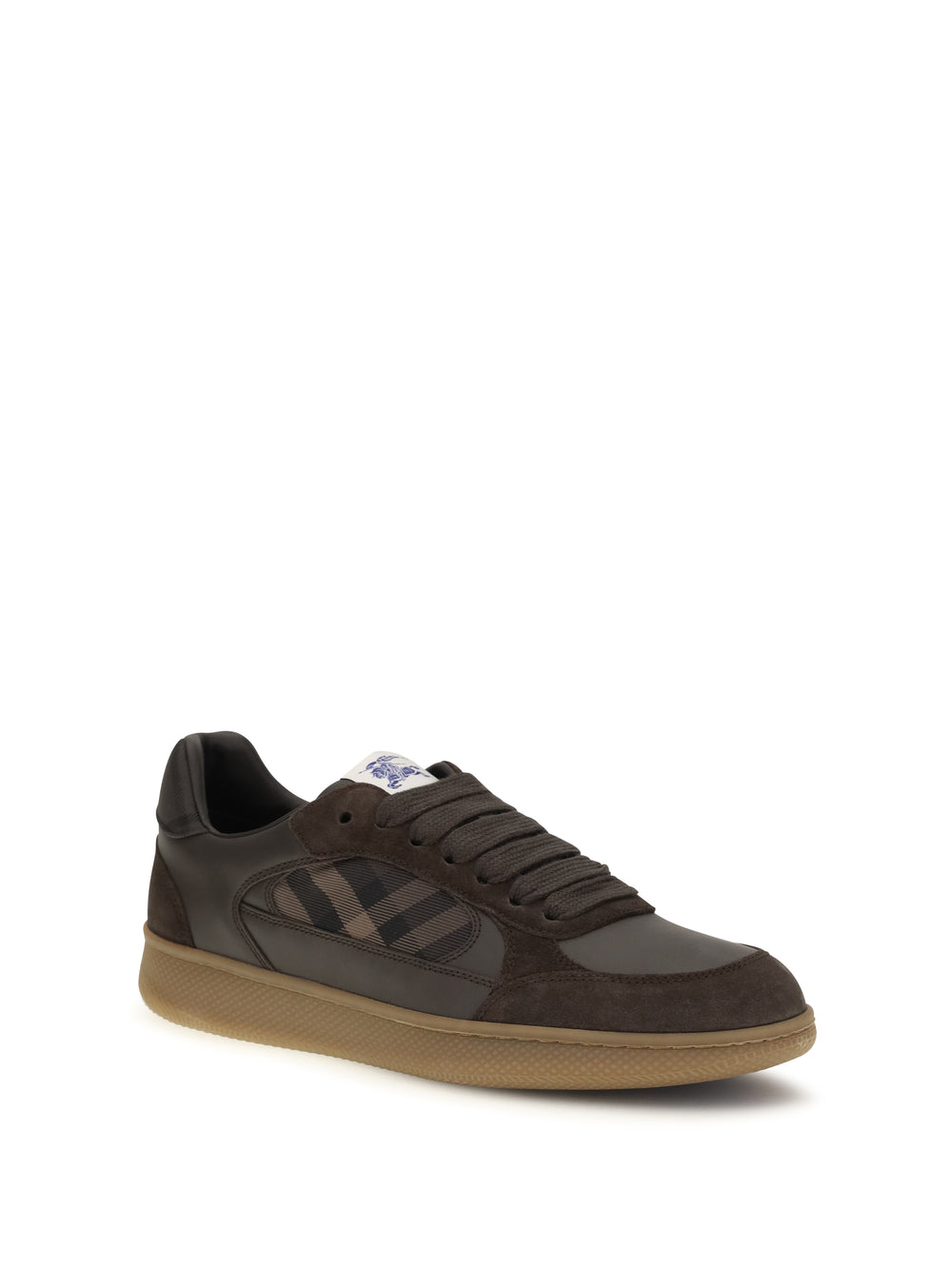 Terrace Check leather and suede Sneakers 2