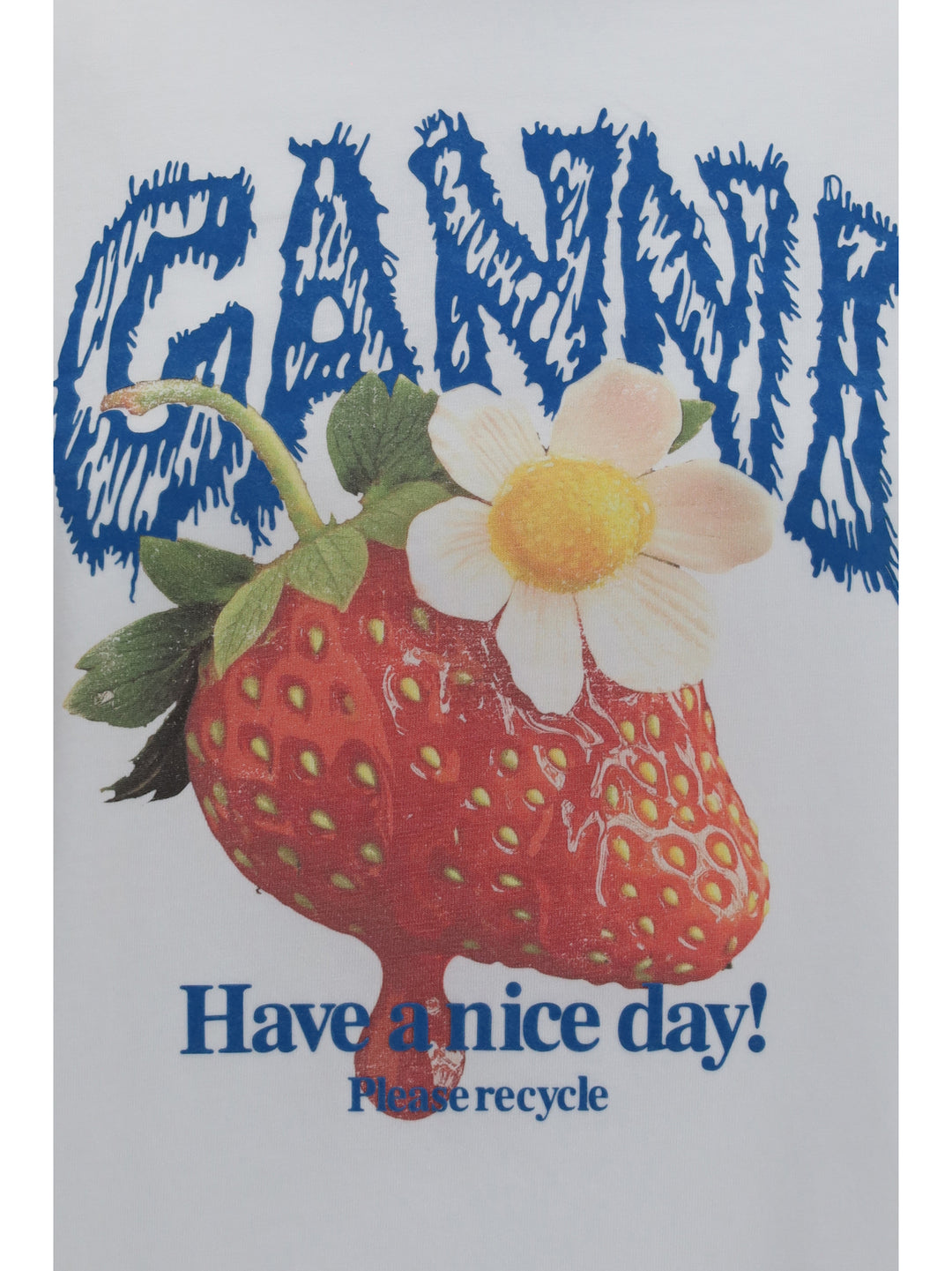 Strawberry long-sleeve cotton T-shirt 3