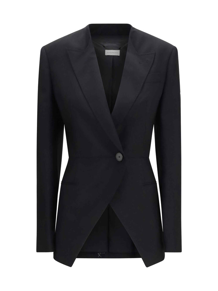 Cut-out double-breasted Blazer