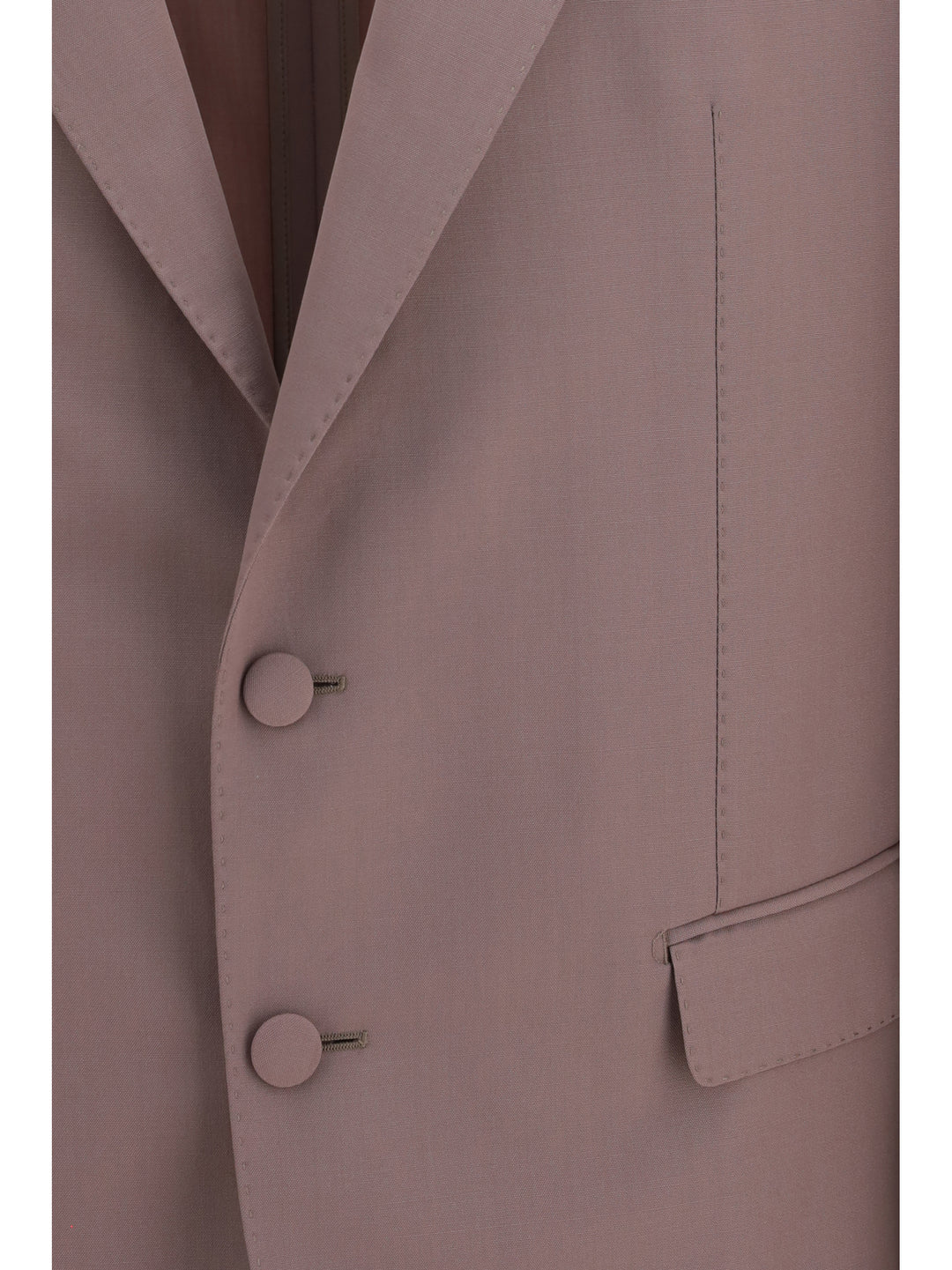 Single-breasted wool poplin Jacket 3