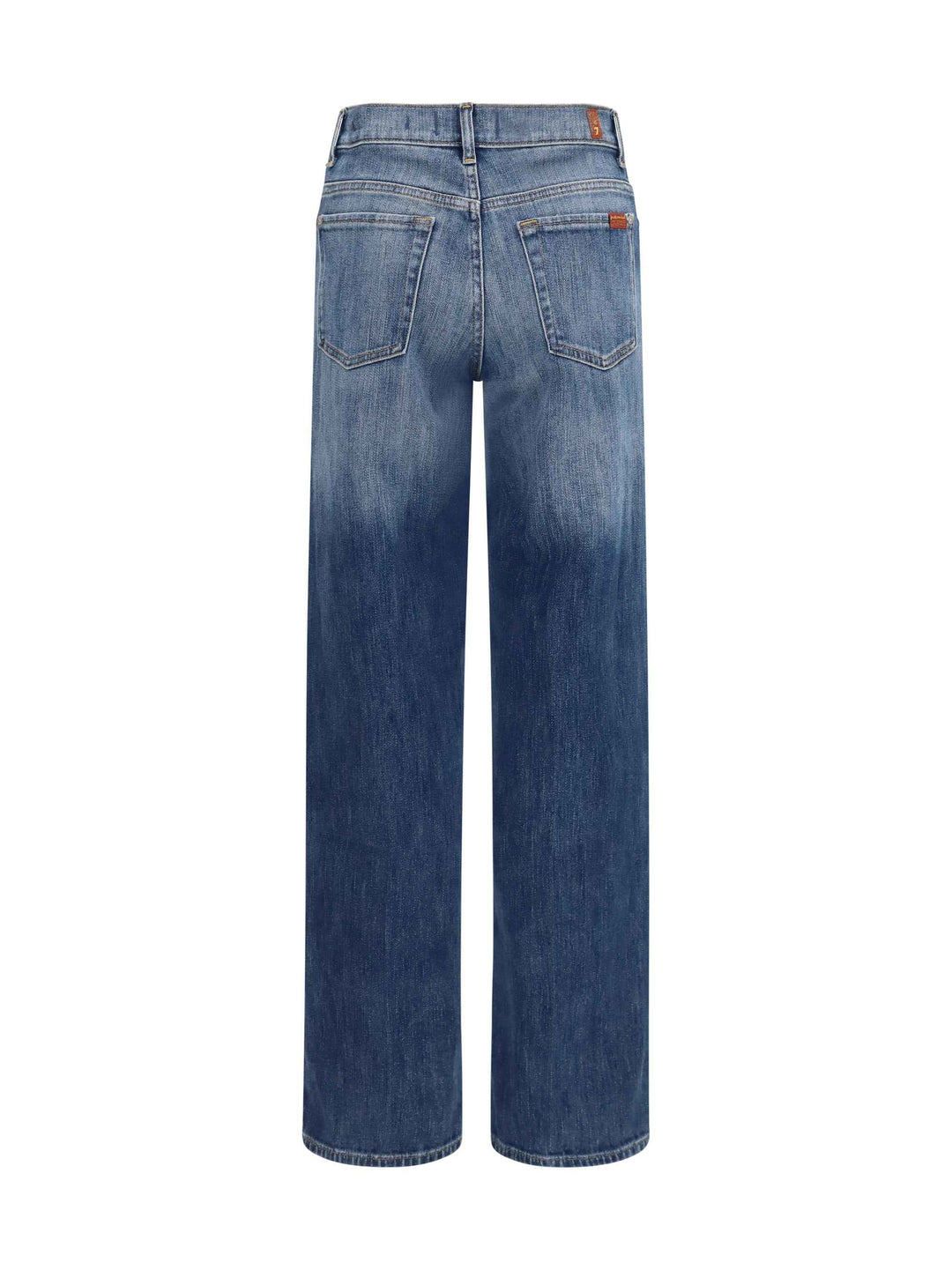 Straight-leg Vintage wash Jeans