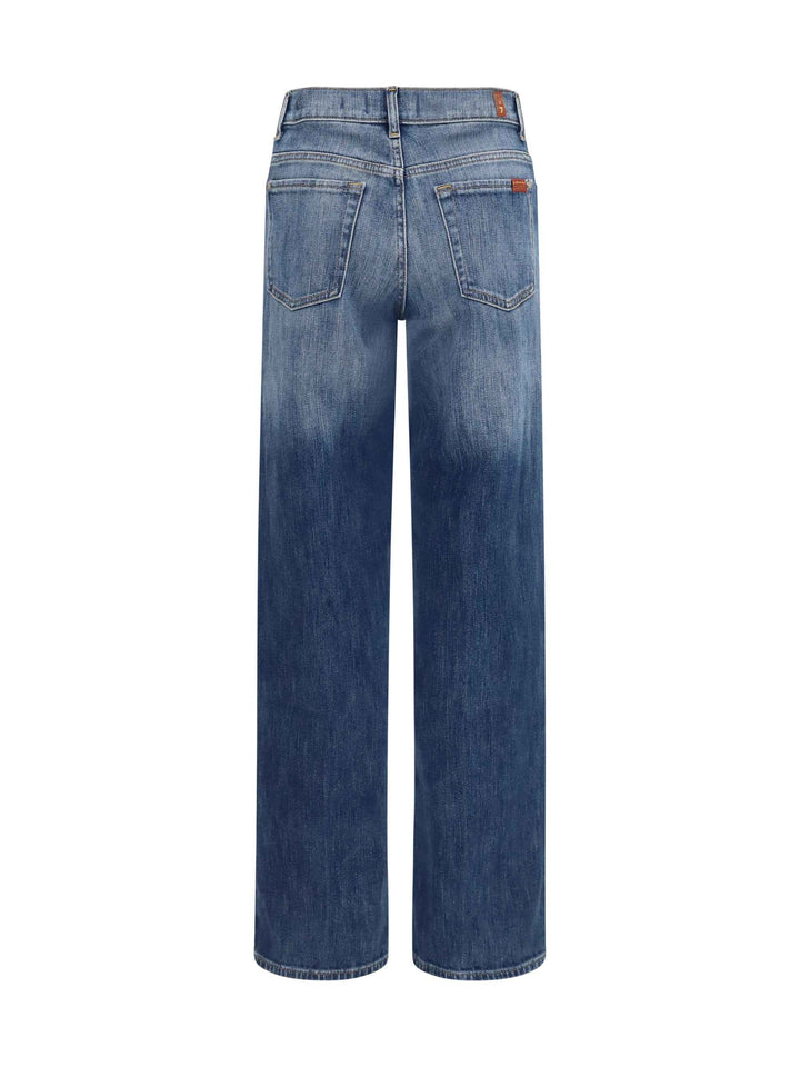 Straight-leg Vintage wash Jeans
