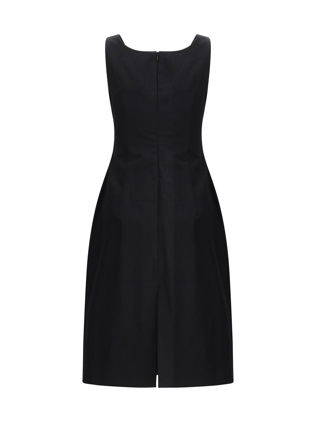 Sleeveless Dress with a draped neckline 2