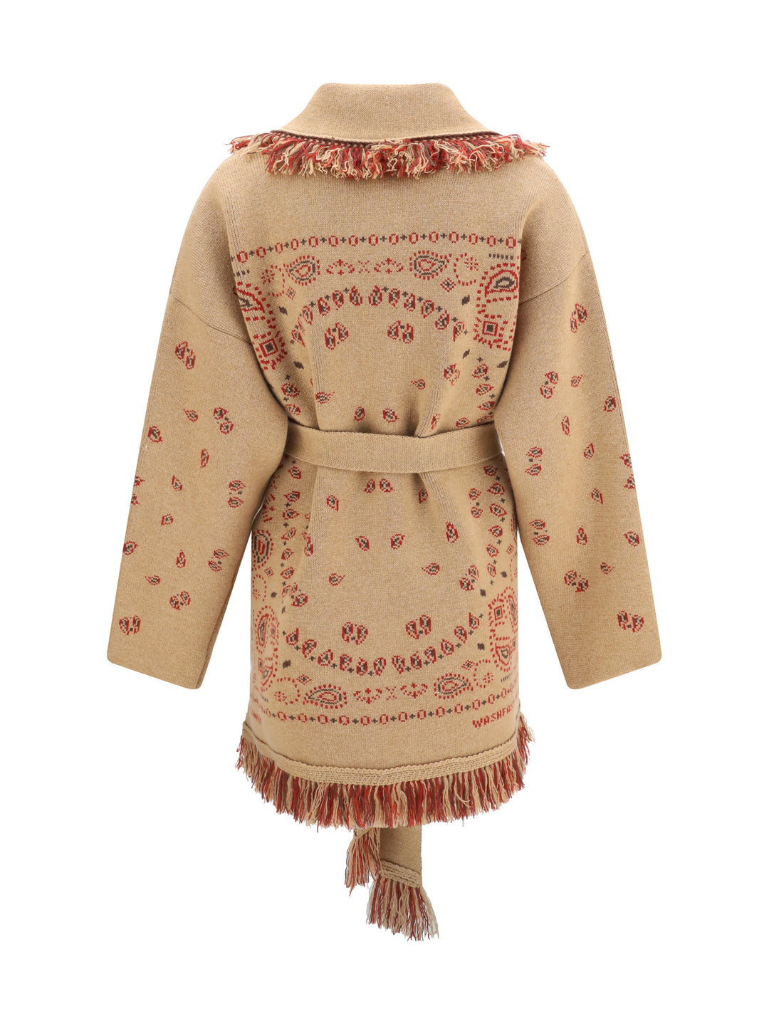 Icon jacquard Cardigan with belt 2