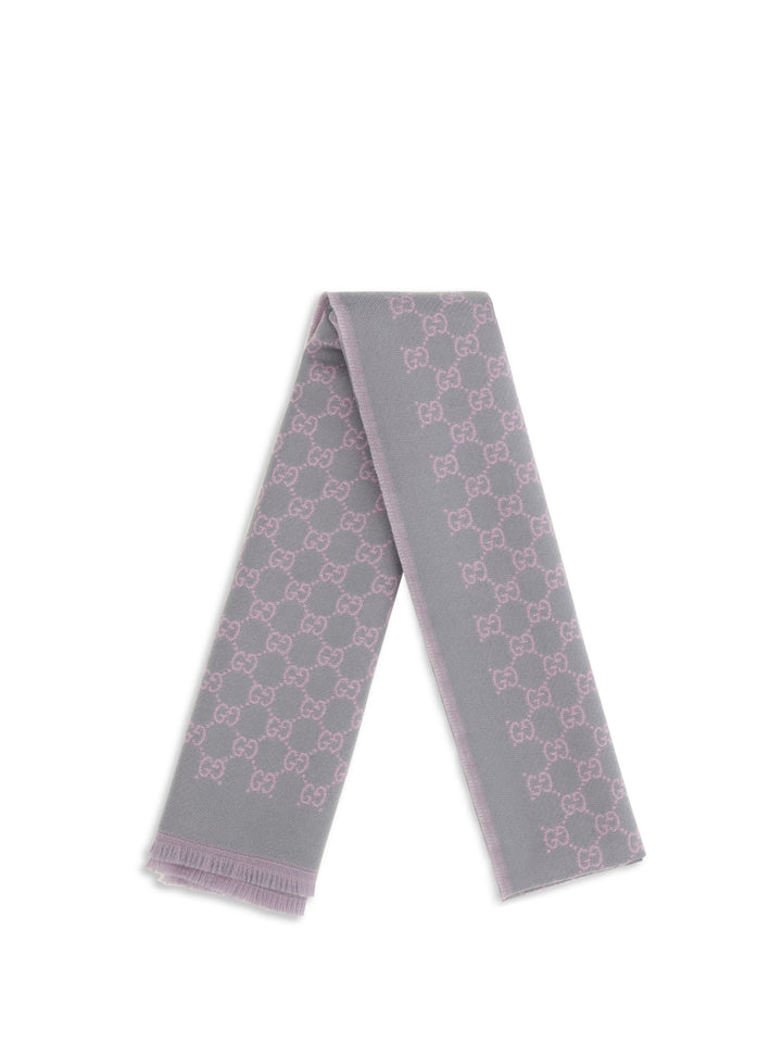 Miss Stenny GG Monogram wool Scarf 2