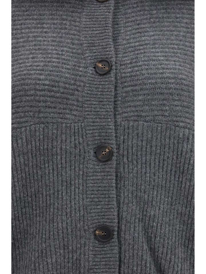 High neck cashmere Cardigan 3