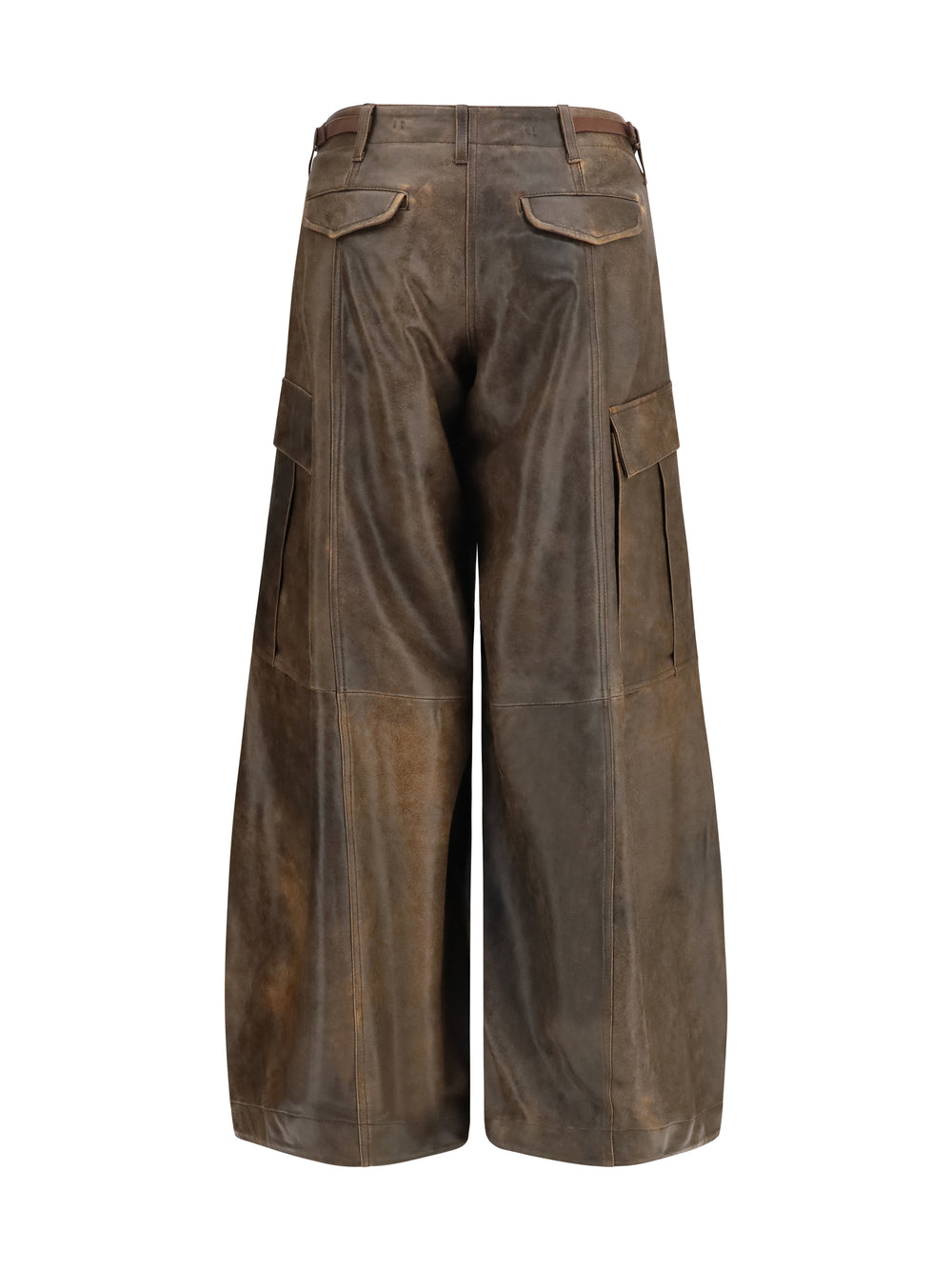 Leather Cargo Pants 2