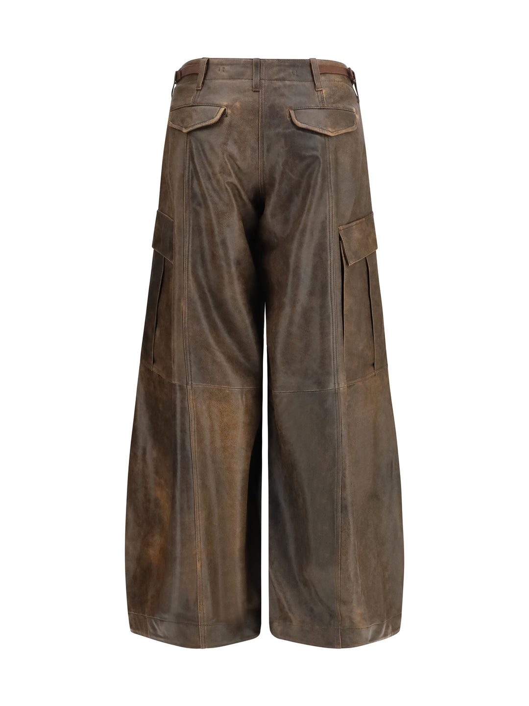 Leather Cargo Pants 2