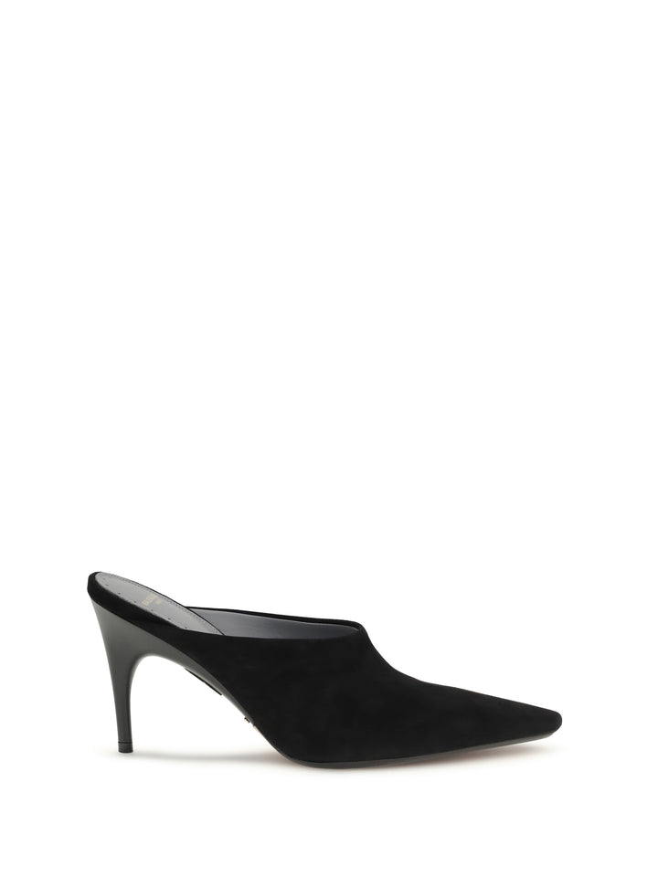 Duchesse suede Mule 1