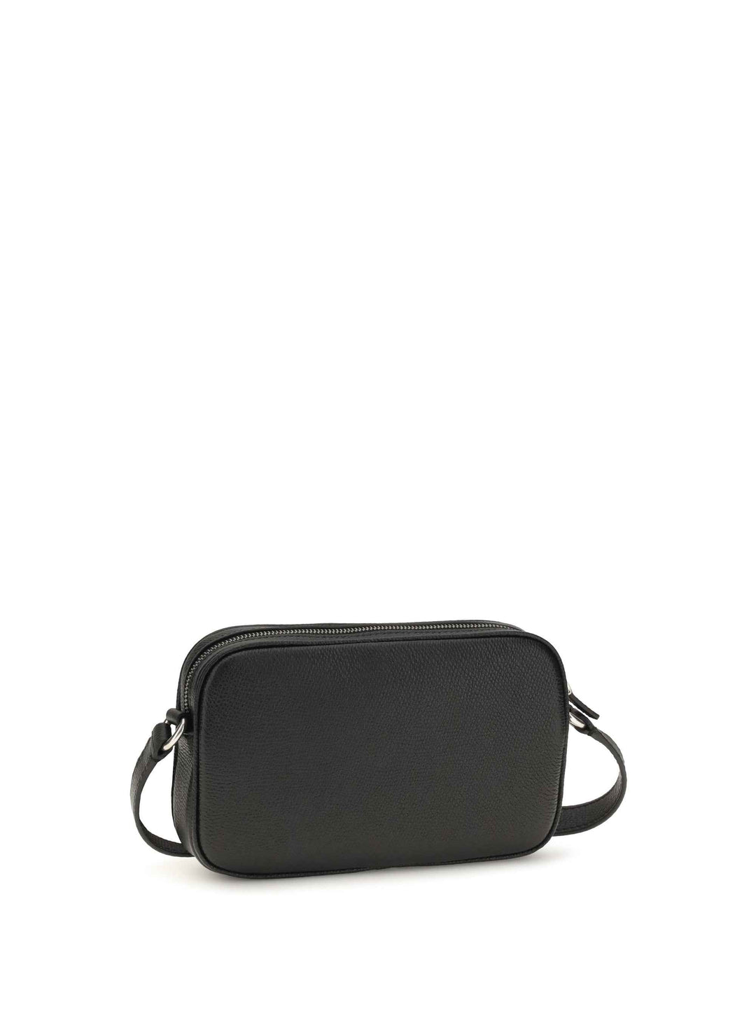 Grained leather Crossbody Bag with zip