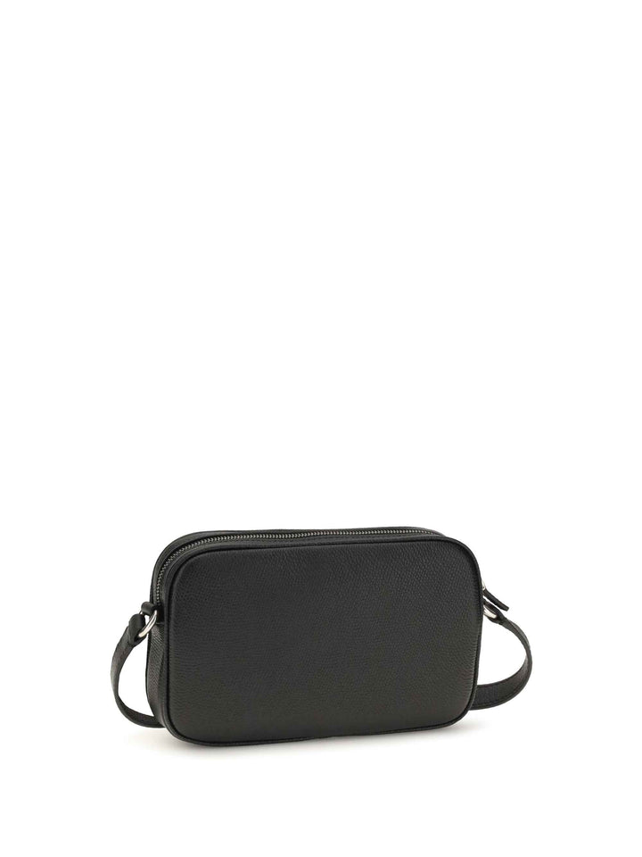 Grained leather Crossbody Bag with zip