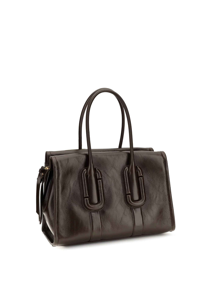 Babe City Tote leather Handbag