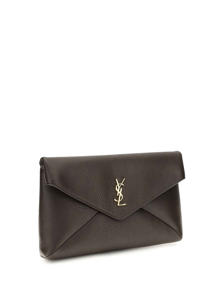 Envelope leather Clutch