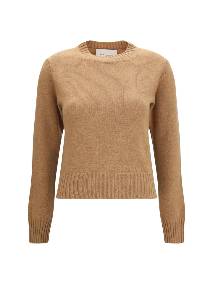 AMI PARIS Knitwear in CAMEL FKS832005_280