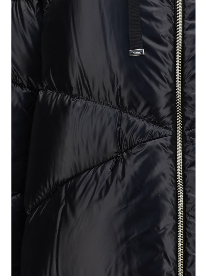 Quilted drawstring down Jacket 3