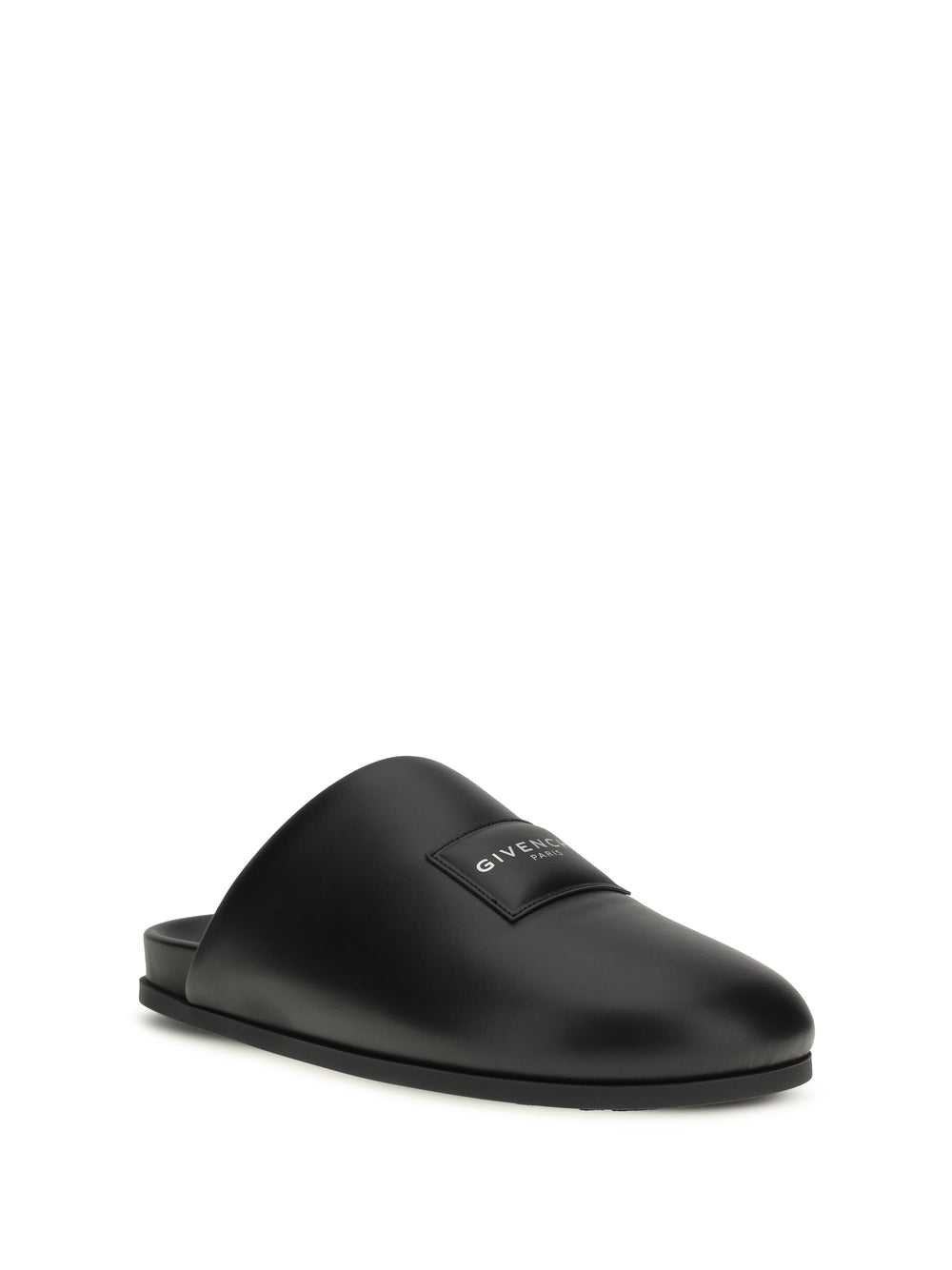 Leather Puffy Mules 2