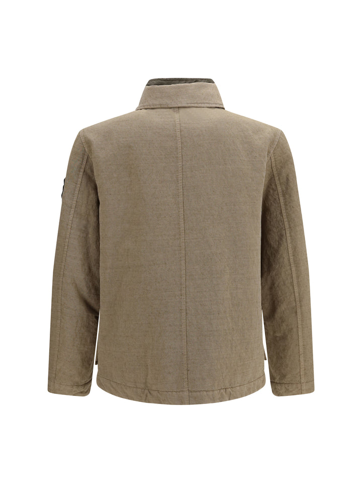 Padded cotton and wool-blend Jacket 2