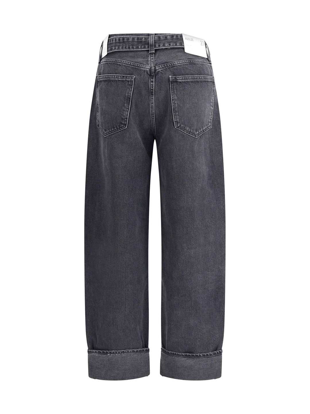 Cuffed Taper wide Jeans