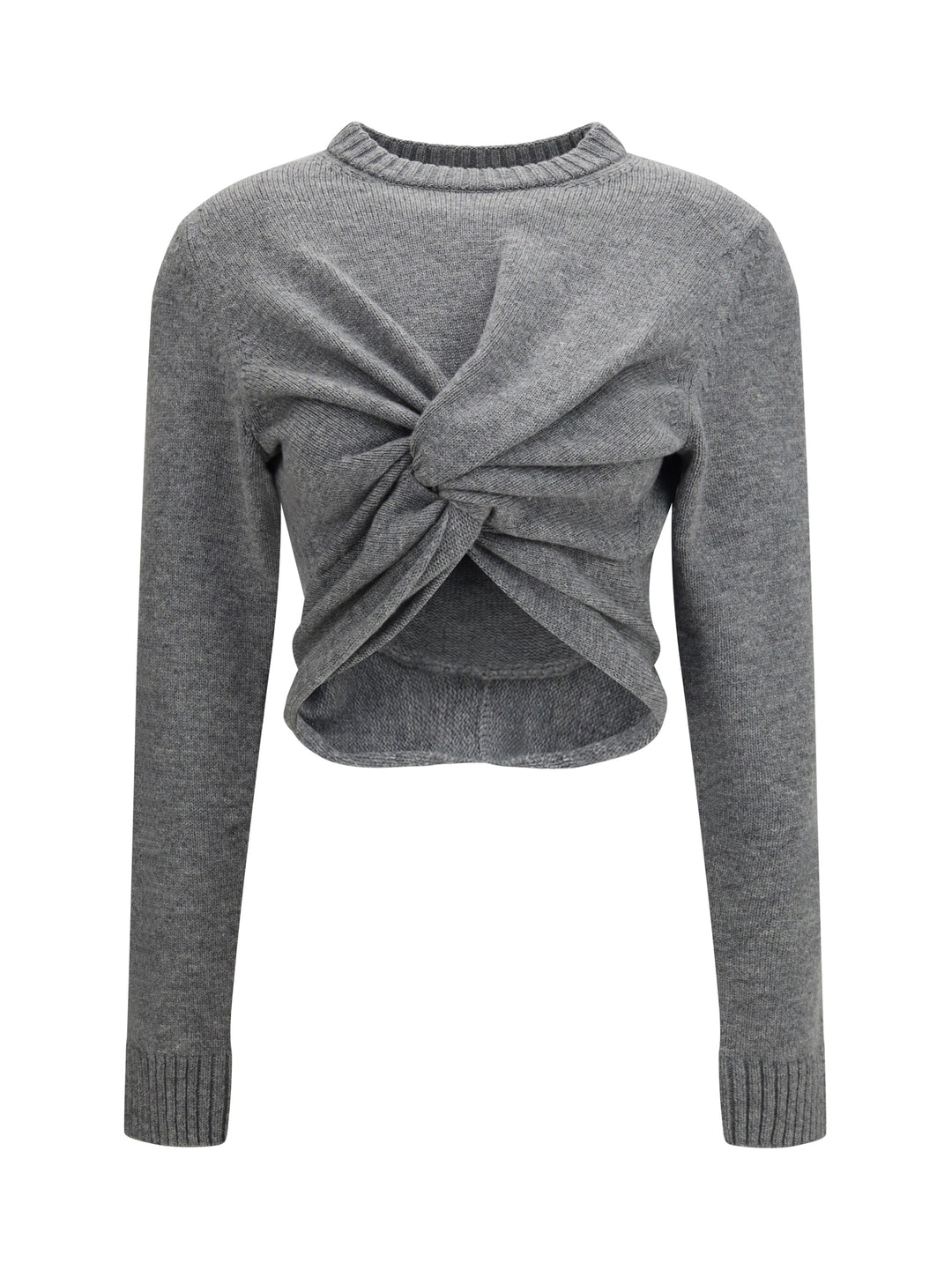 Ruched crewneck Sweater 1