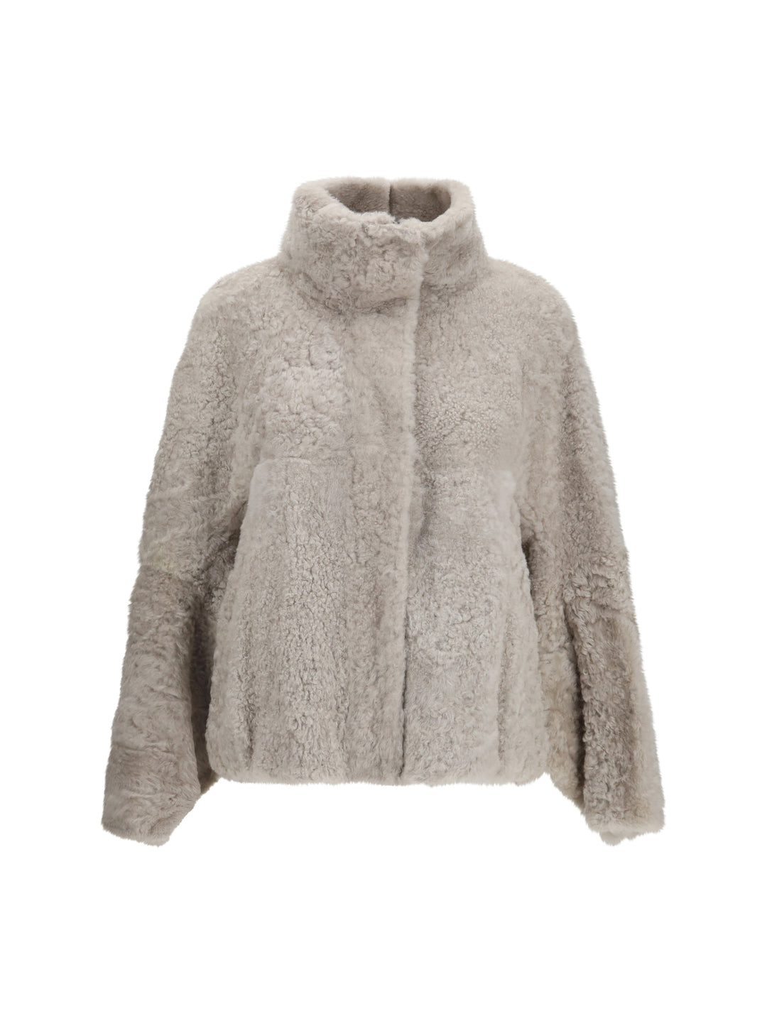 High-neck shearling Jacket 1
