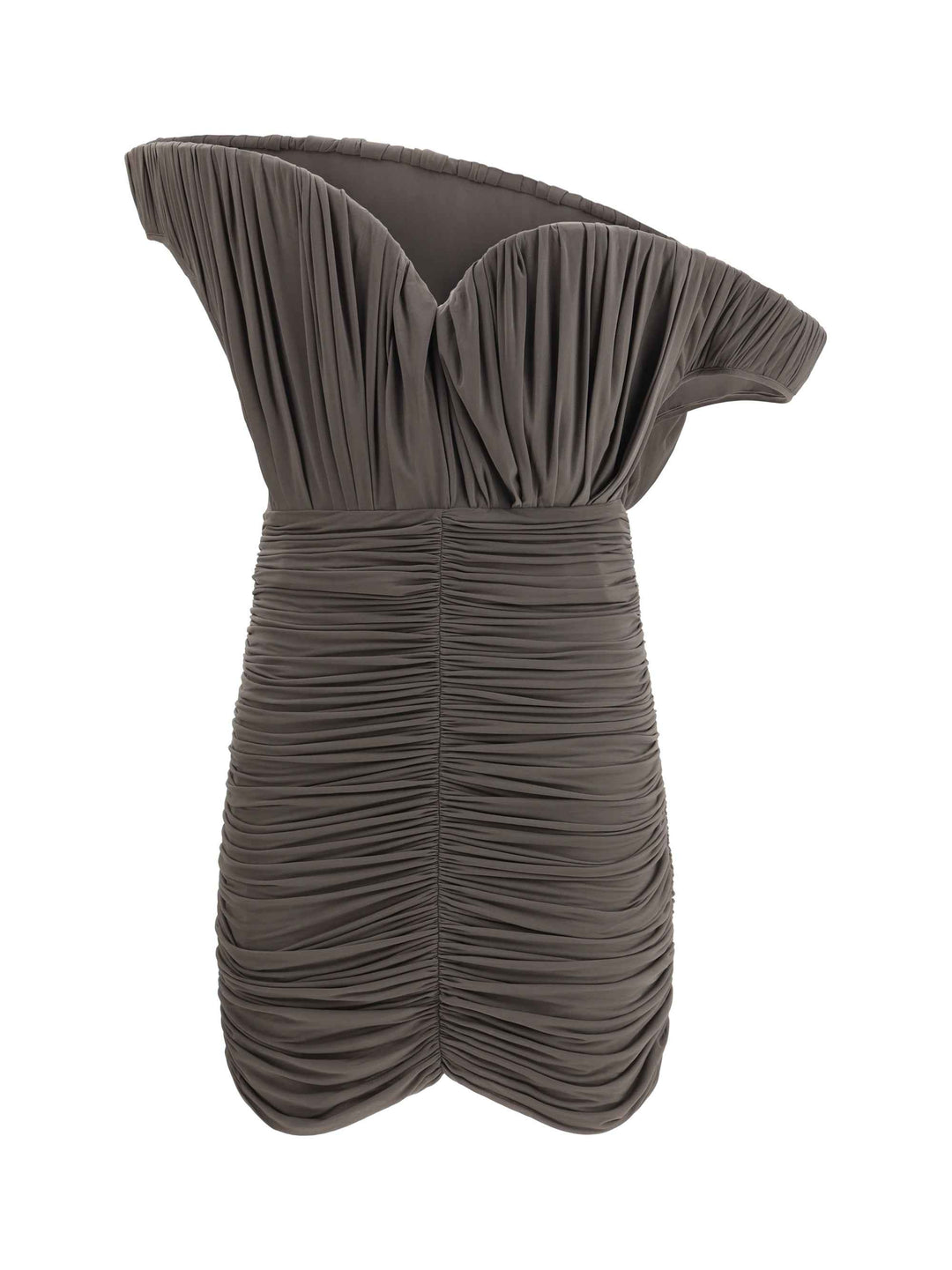 Asymmetrical petal mini Dress