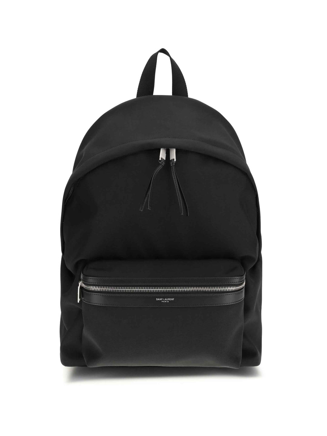 City Backpack in leather and nylon