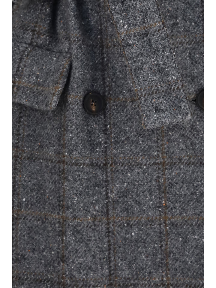 Long alpaca-blend Coat with belt 3