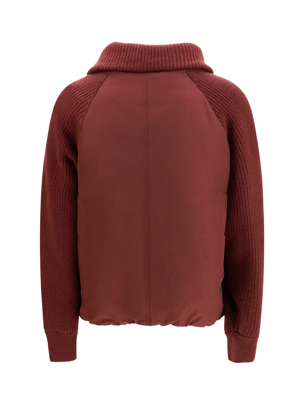 Down Jacket with wool sleeves 2