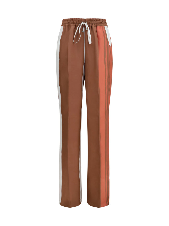 Striped silk Pants 1