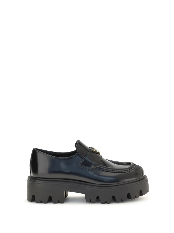Brushed leather Loafers 1