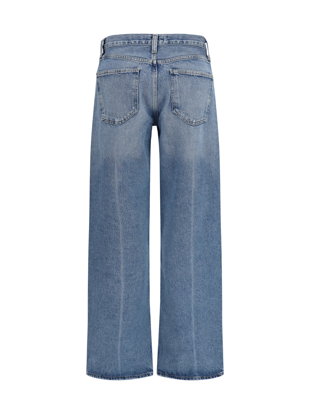 Wide-leg creased Jeans 2