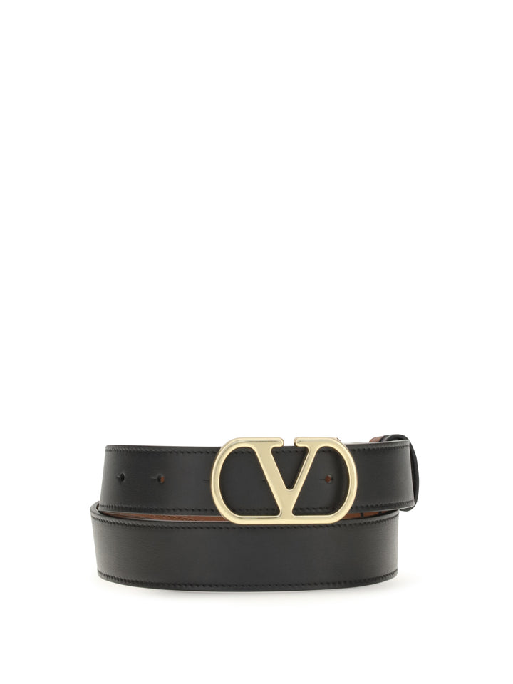 Reversible VLogo Signature Belt 1