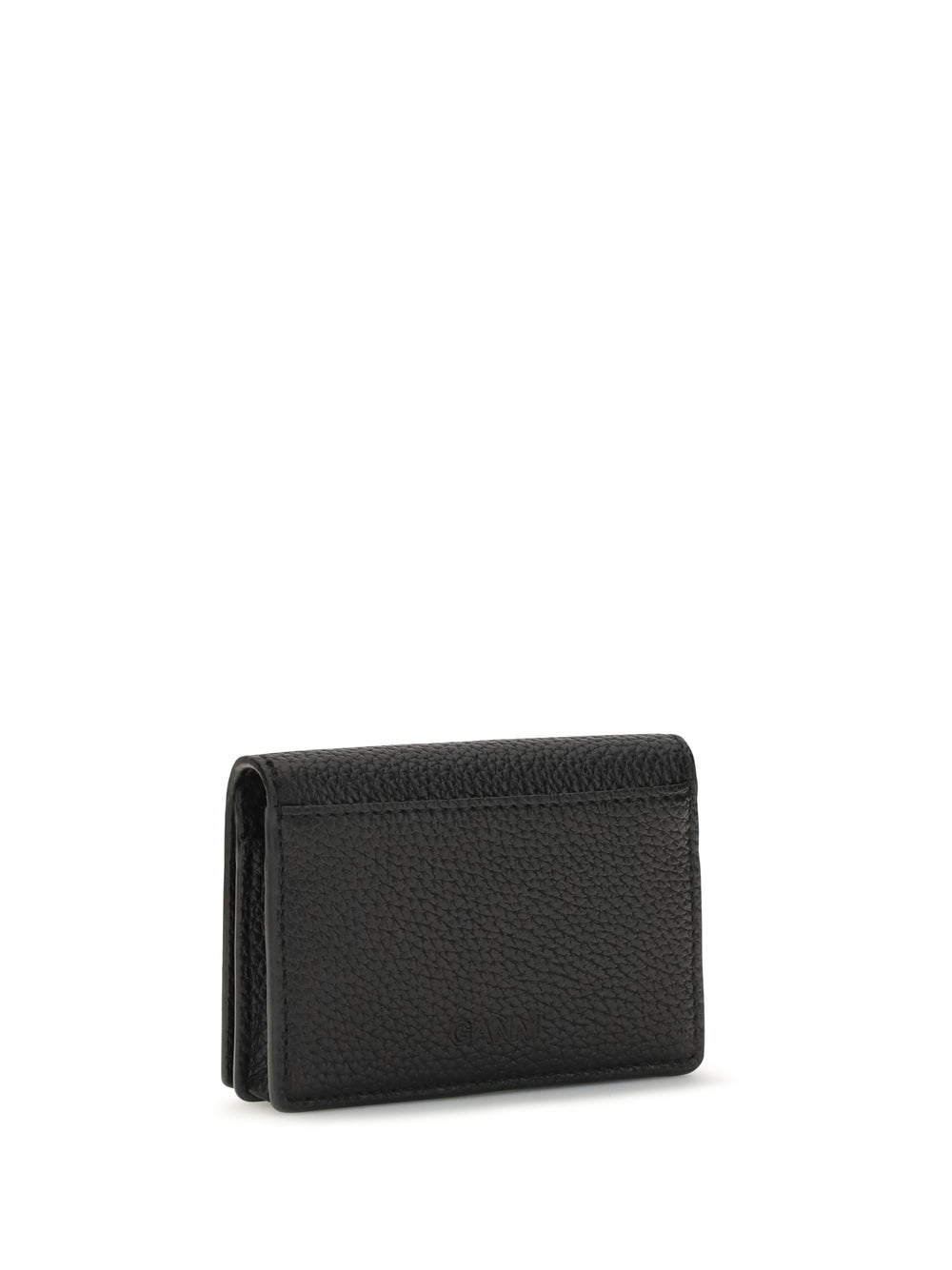 Ganni Bou Card Holder With Flap Grained 2