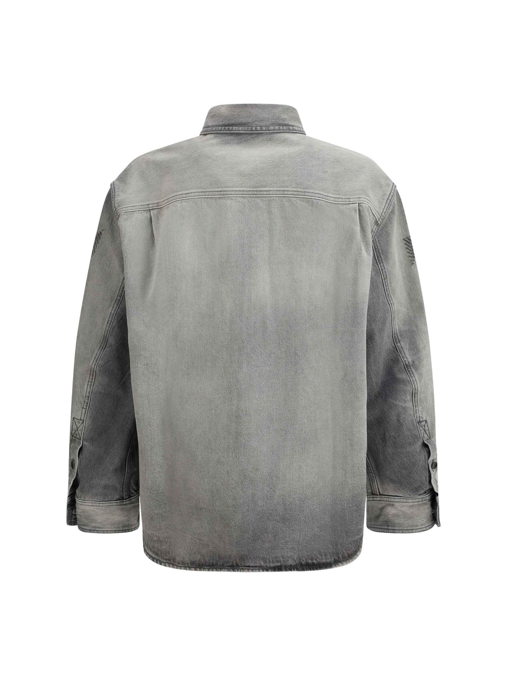 Diag Military Overshirt in denim