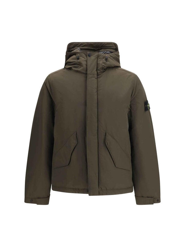 Padded micro twill Jacket