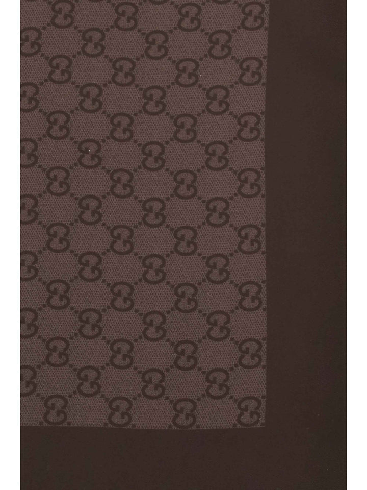 GG silk twill jacquard Scarf
