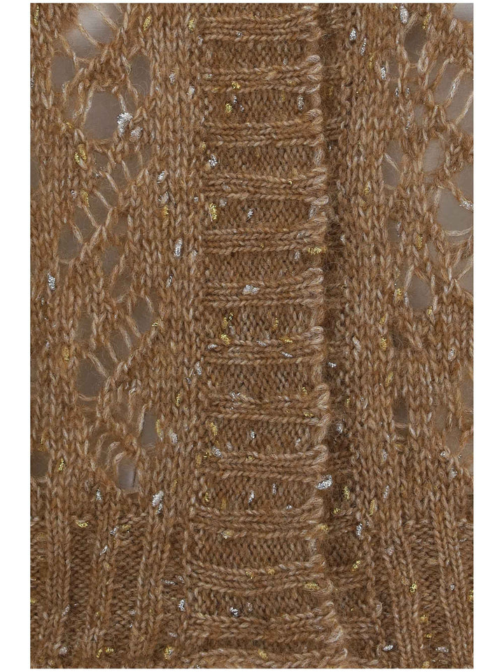 Quarto openwork Cardigan