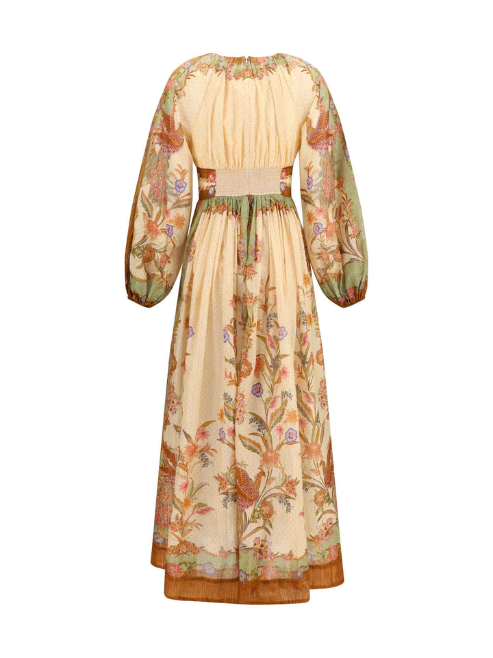 Indra elasticated waist maxi Dress