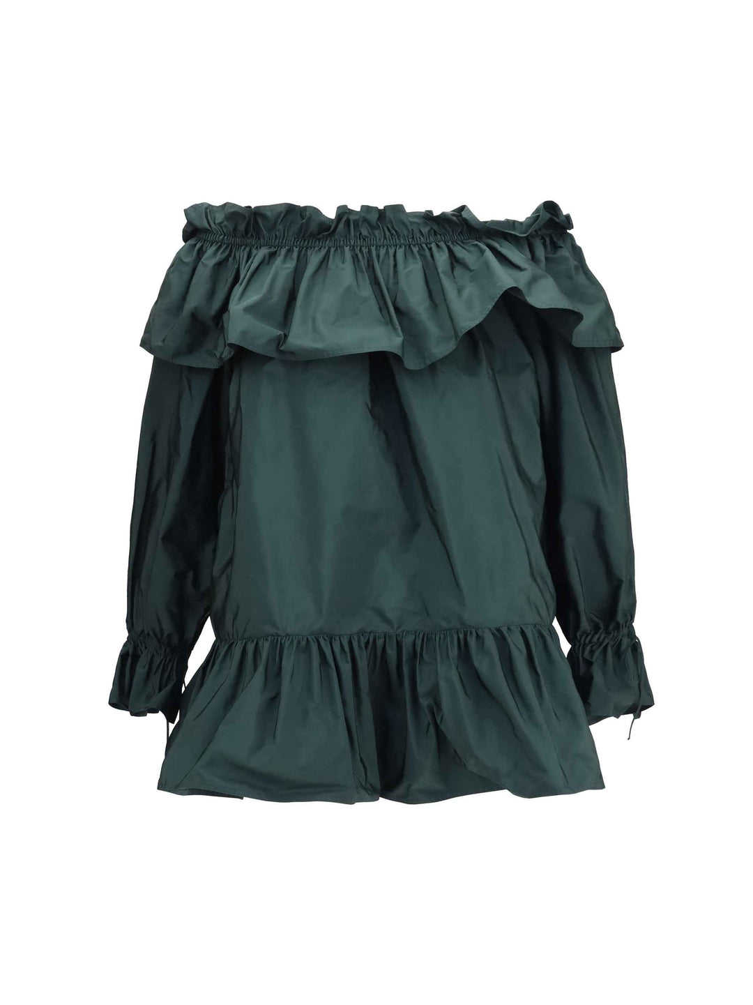 Ruffled Nylon Poplin Dress