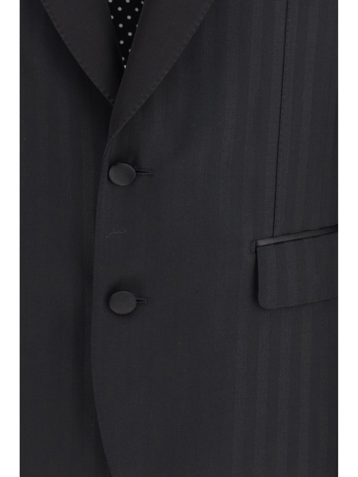 Striped peak-lapel Blazer 3