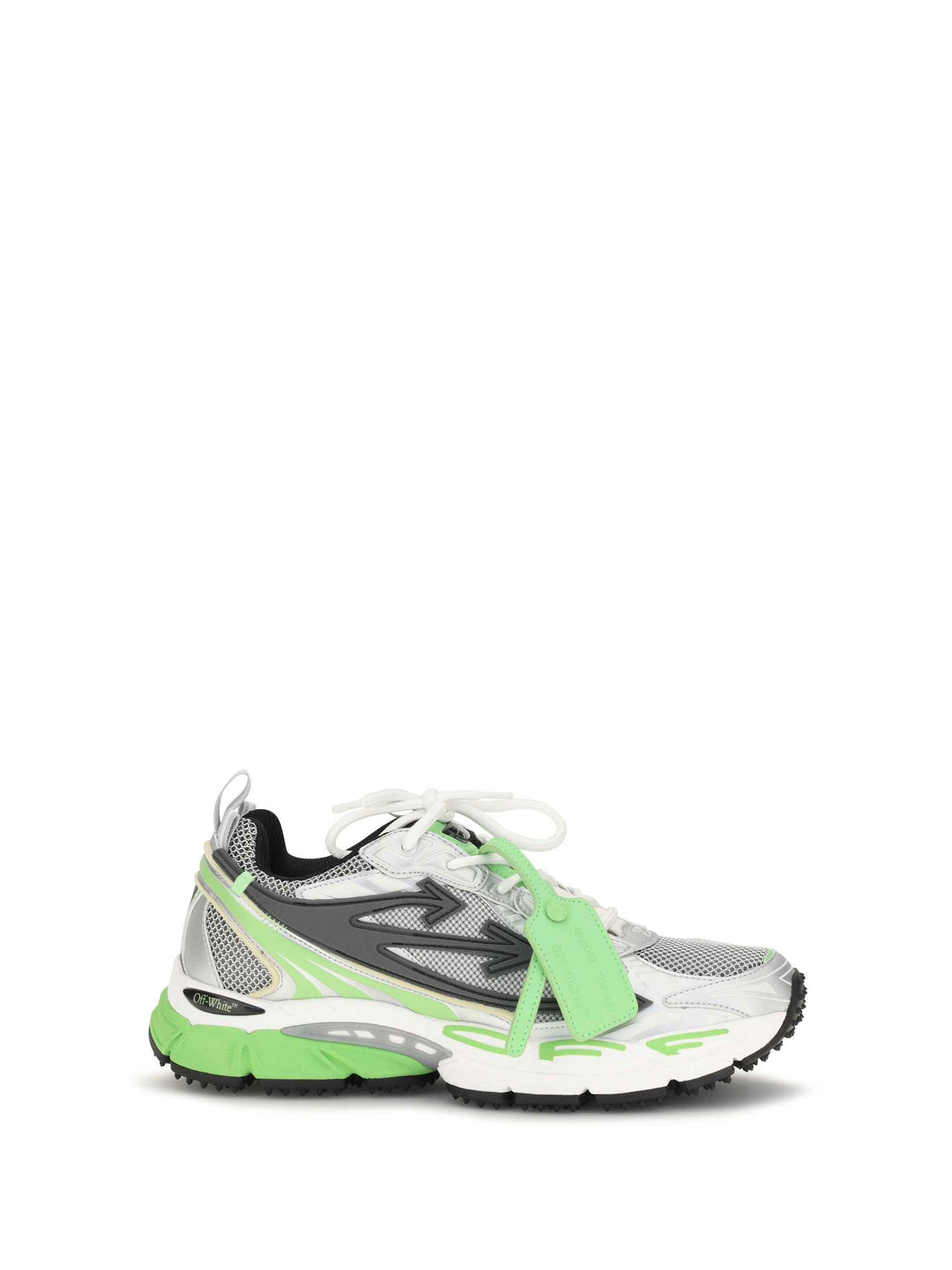 OFF-WHITE Shoes in GREY/NEON GREEN