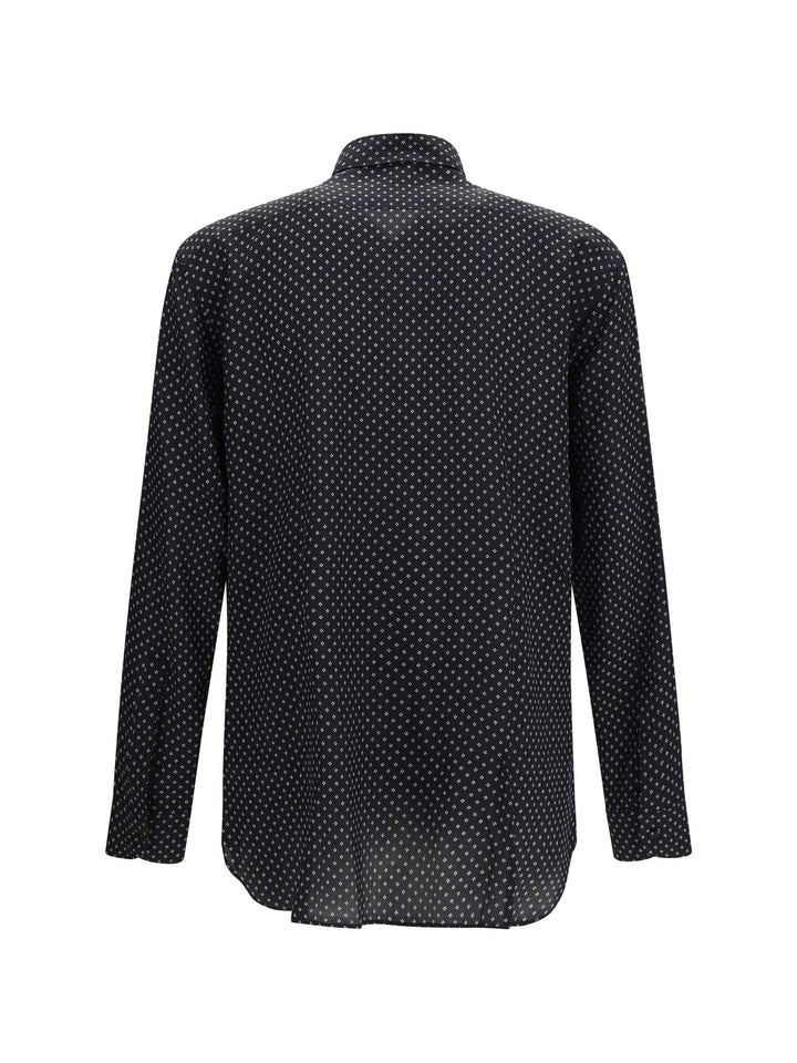 Silk crêpe de chine Polka-Dot Shirt