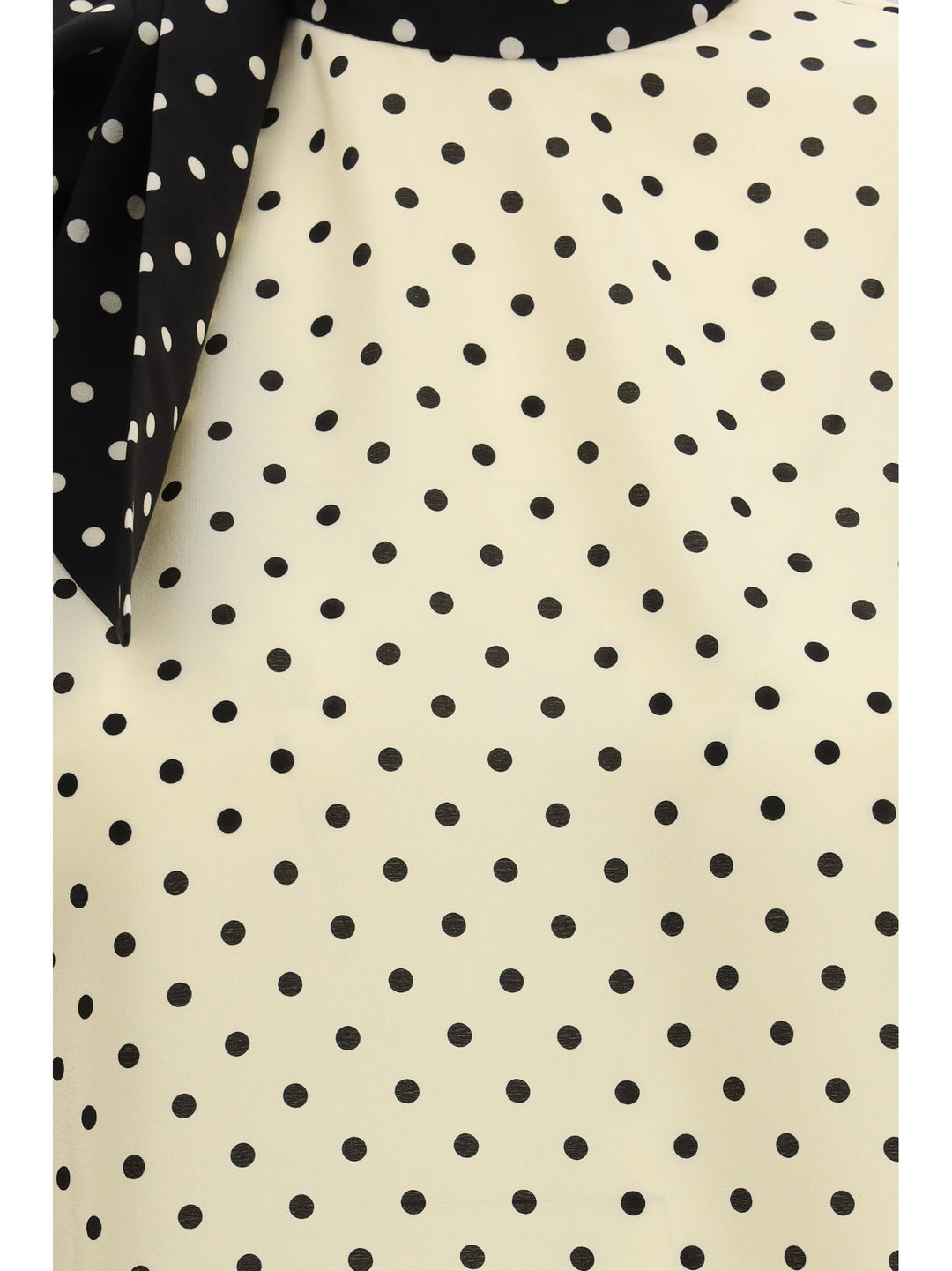 Polka dot Blouse with side bow 3