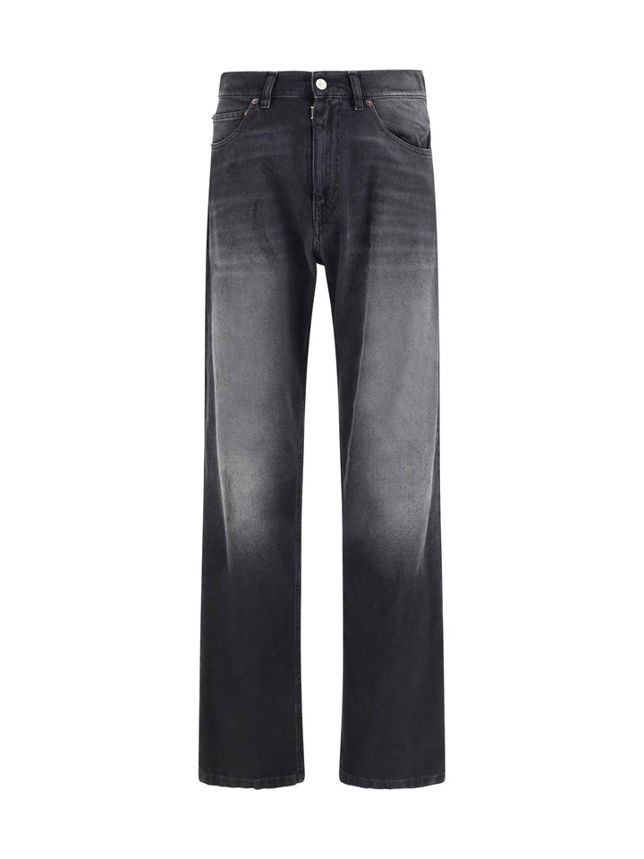 Straight-leg cotton Jeans