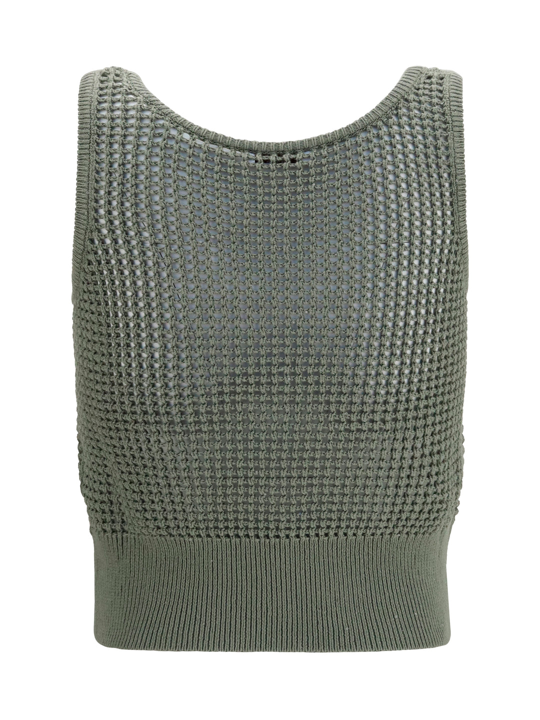 Perforated sequin Tank Top 2