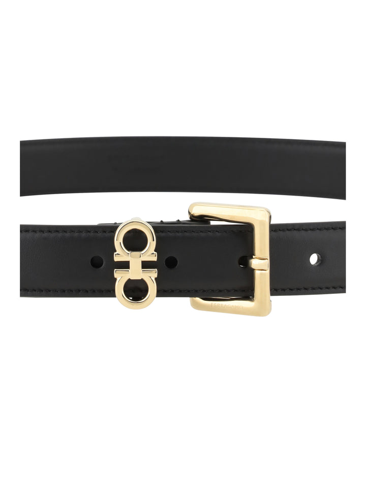 Gancini leather Belt 3