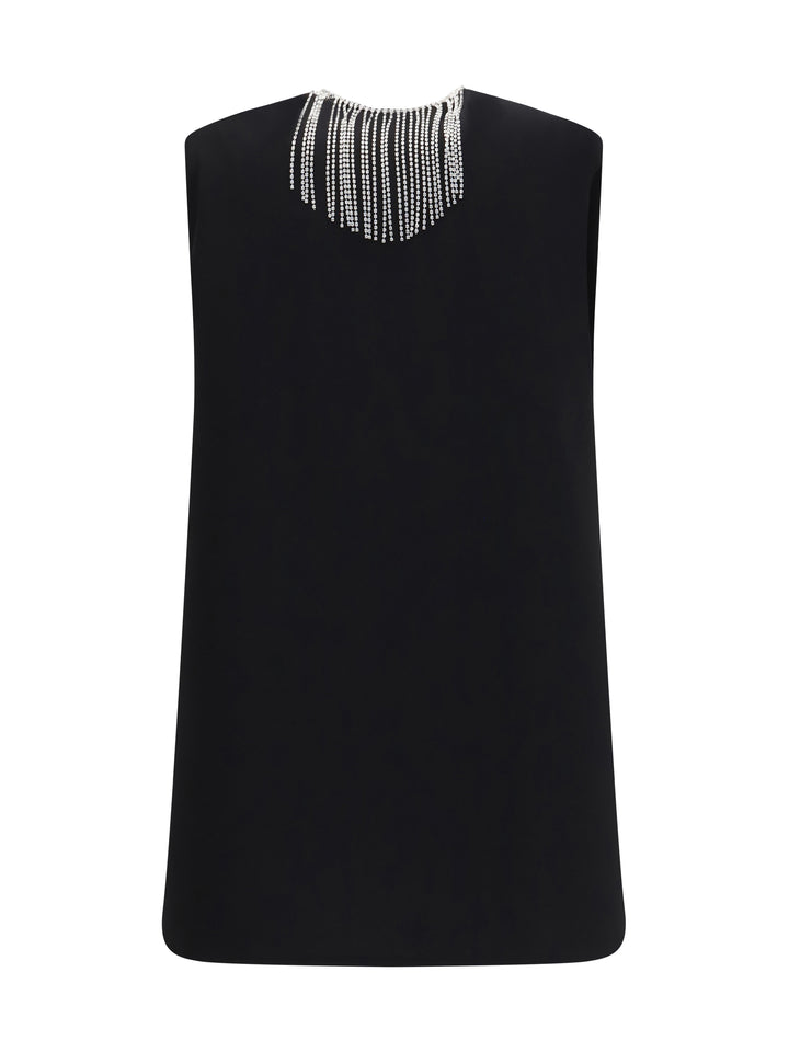 Faglia V-neck Top with crystals 2