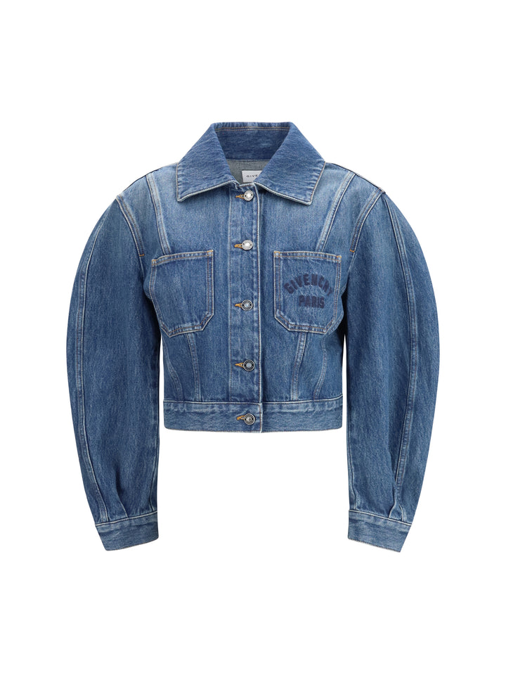 Denim crop Jacket 1